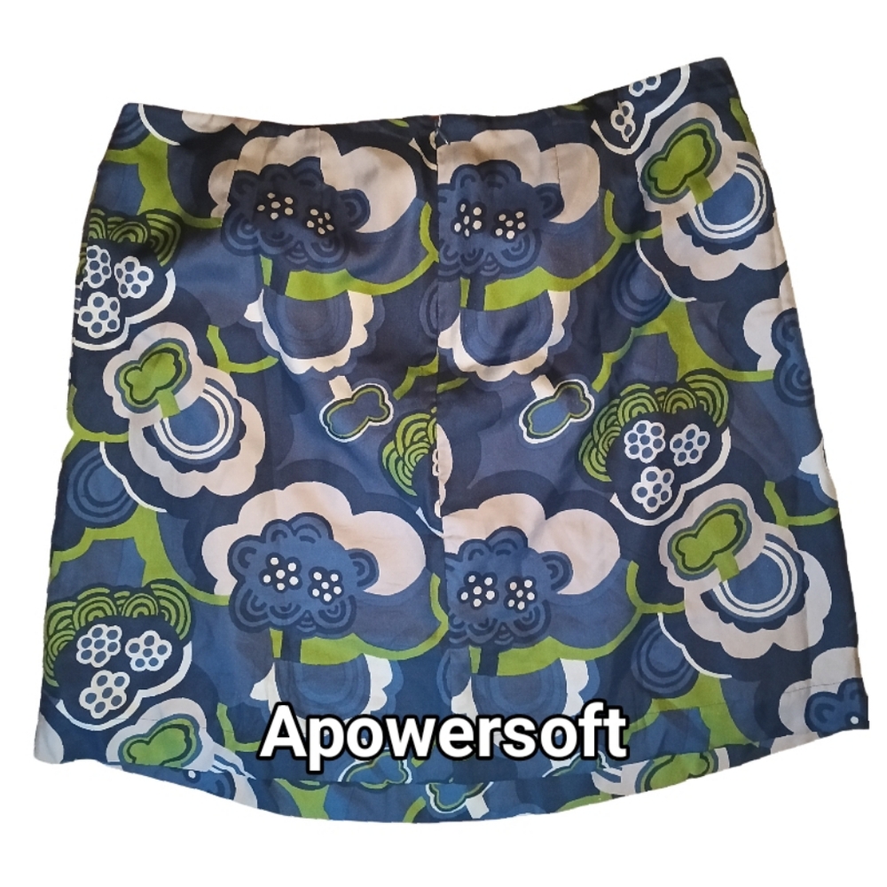 Silk Pleated Floral Skirt — Boden —